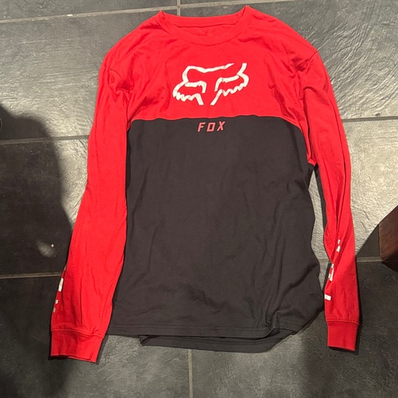 Fox Other - Fox Racing Red Crew Neck Shirt